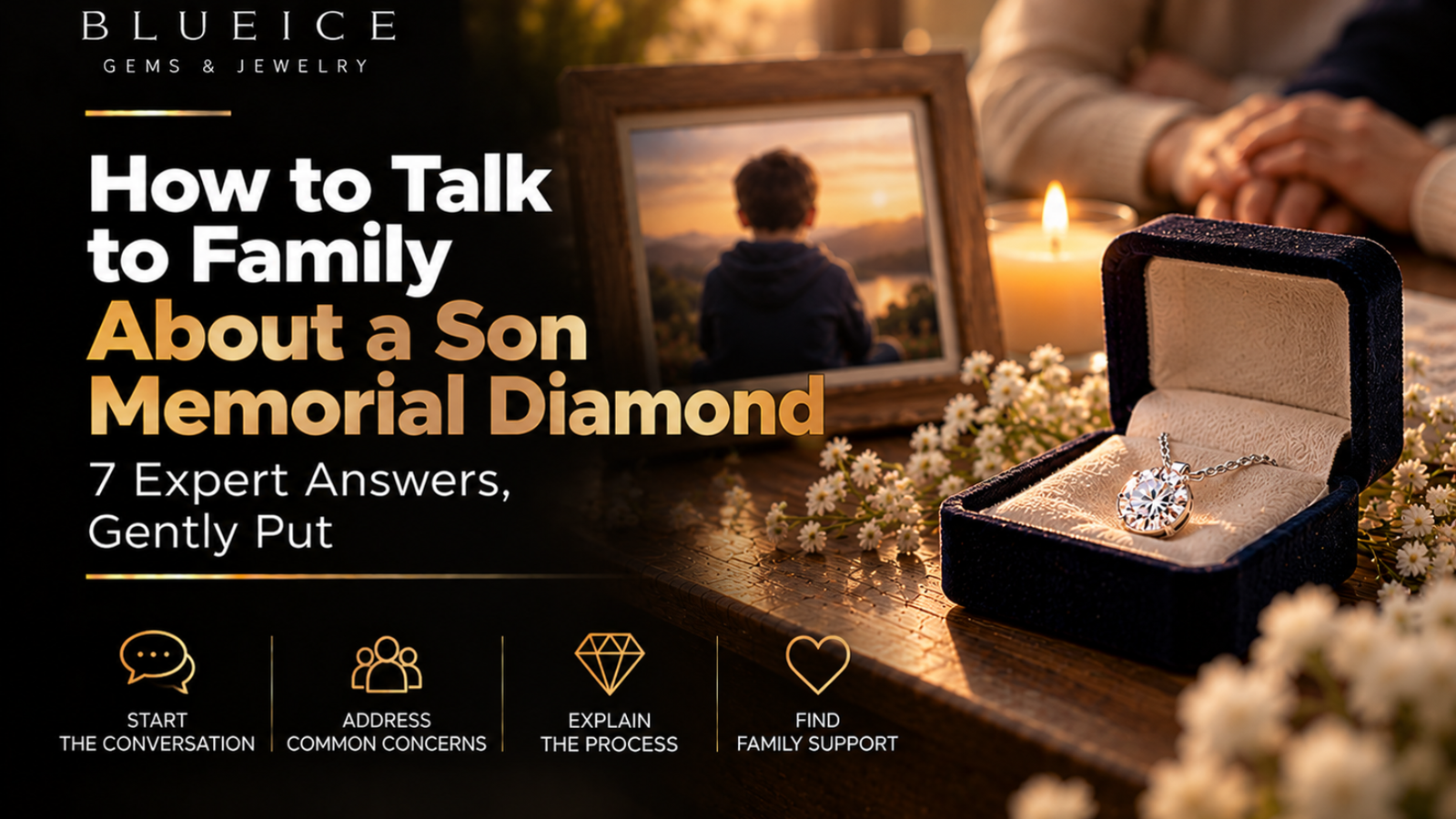 About a Son Memorial Diamond 7 Expert Answers, Gently Put