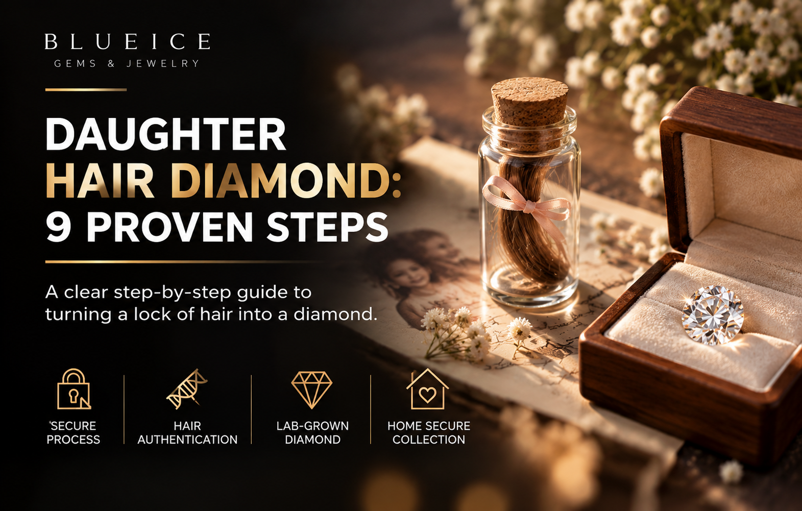 Step by Step: Turning Your Daughter’s Hair Into a Diamond