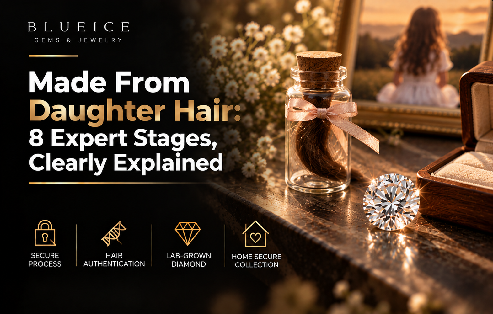 How a Memorial Diamond Is Made From Your Daughter’s Hair