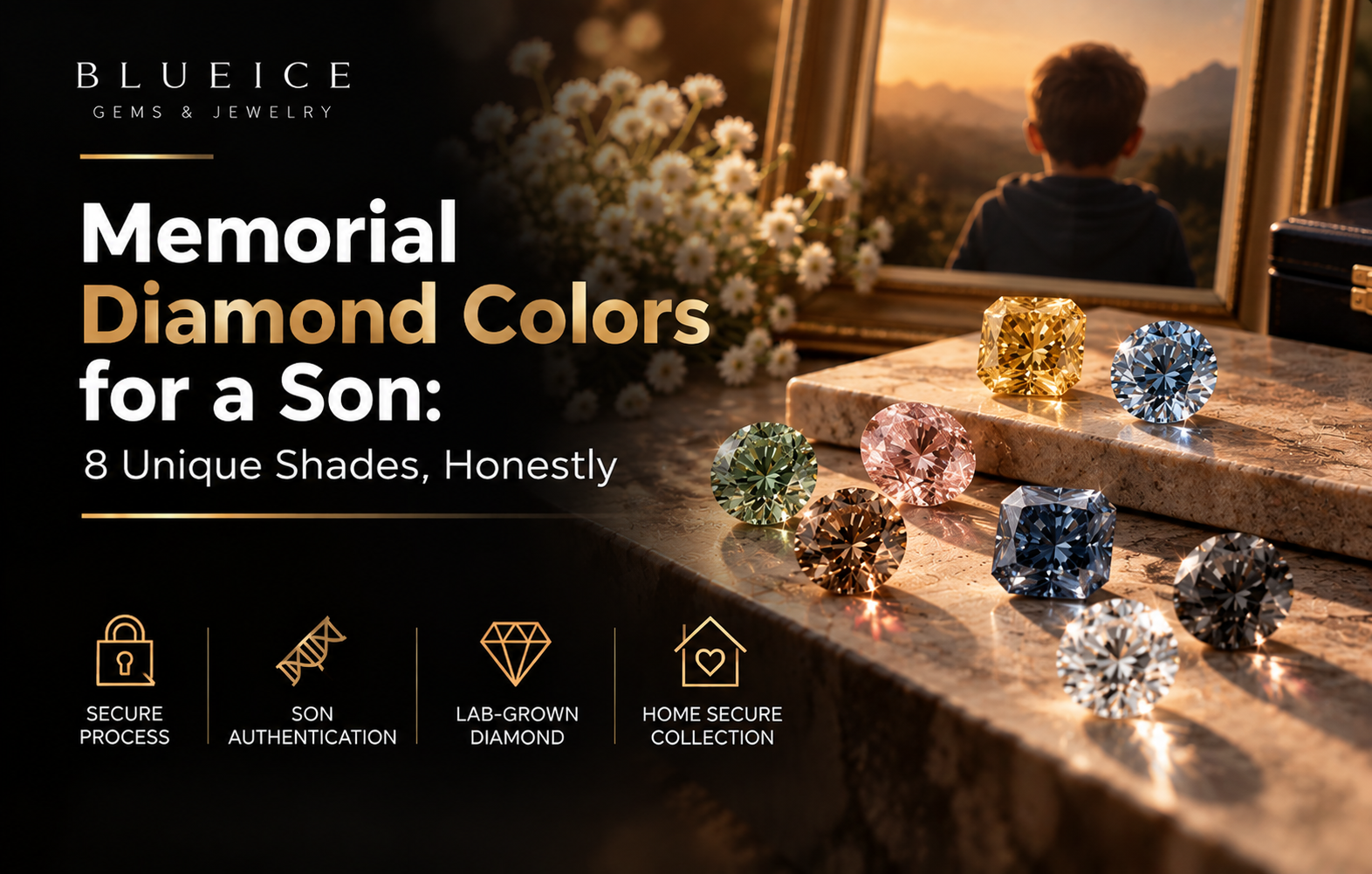 Memorial Diamond Colors for a Son: What to Expect