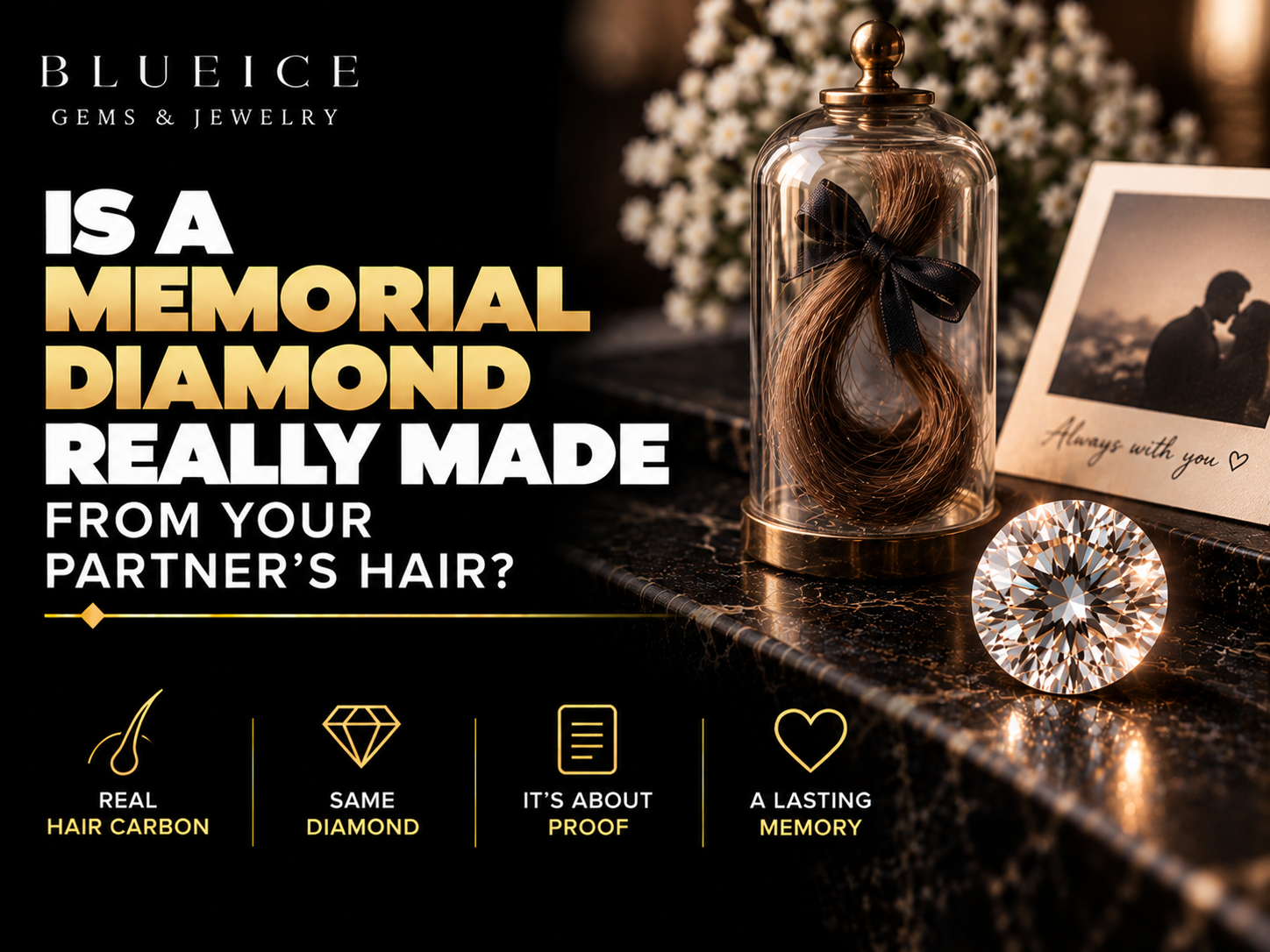 Is a Memorial Diamond Really Made From Your Partner’s Hair?