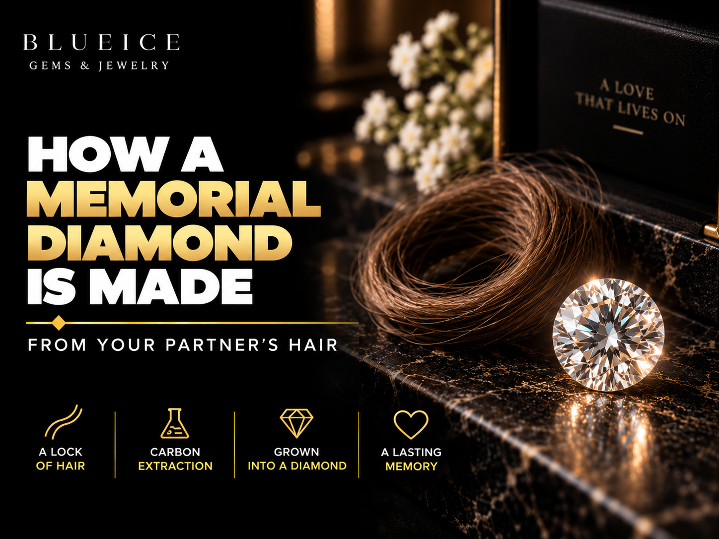 How a Memorial Diamond Is Made From Your Partner’s Hair