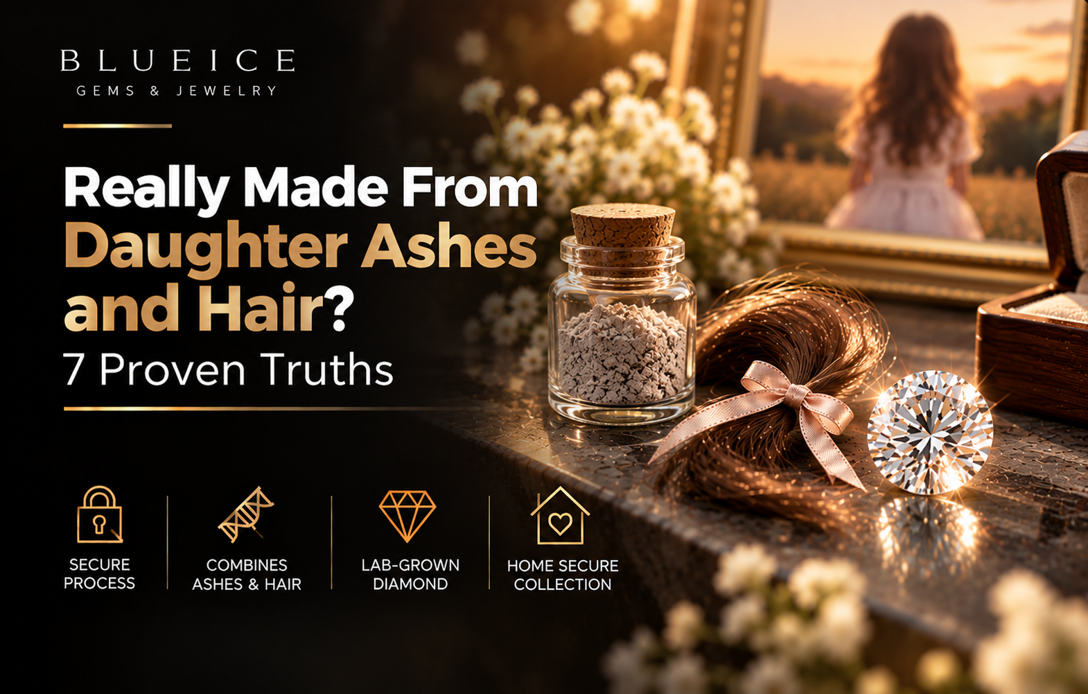 Is a Memorial Diamond Really Made From Your Daughter’s Ashes and Hair?