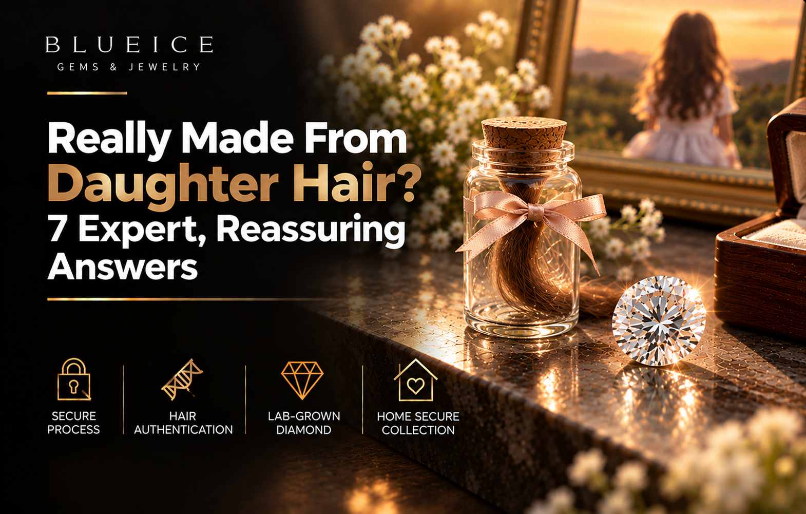 Is a Memorial Diamond Really Made From Your Daughter’s Hair?