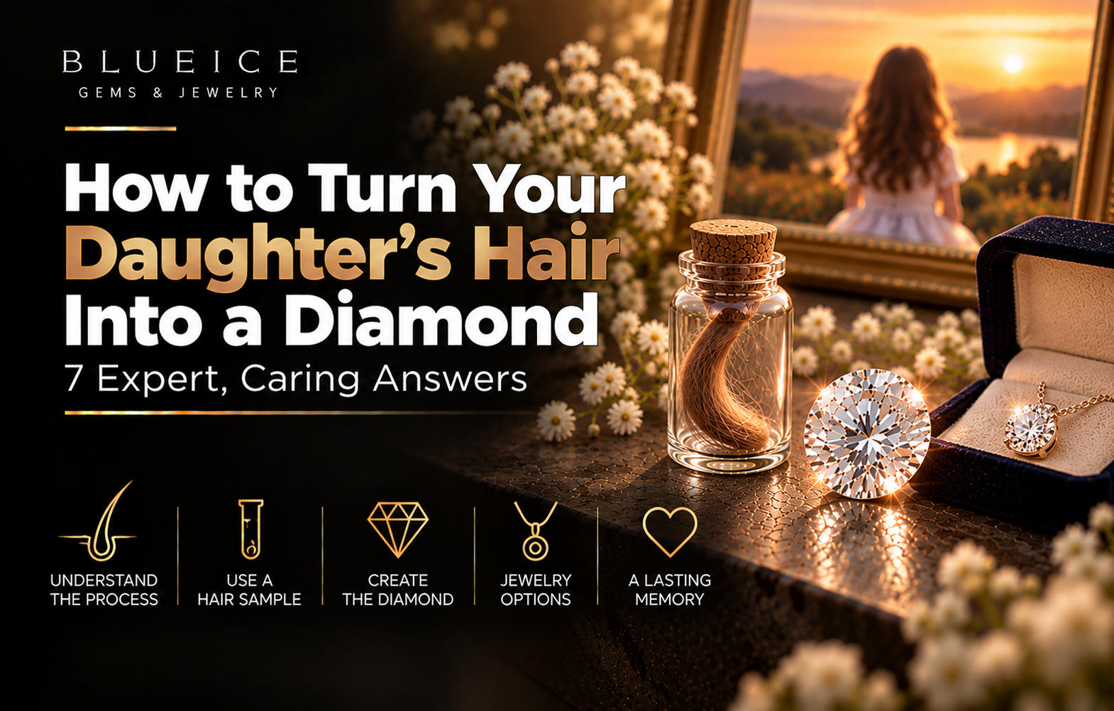 How to Turn Your Daughter’s Hair Into a Diamond