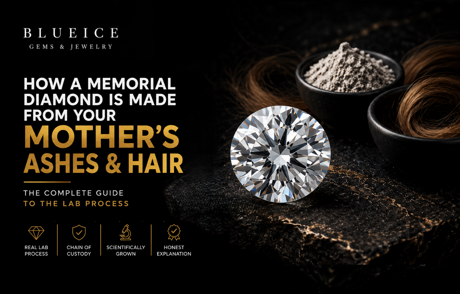 How a Memorial Diamond Is Made From Your Mother’s Ashes and Hair