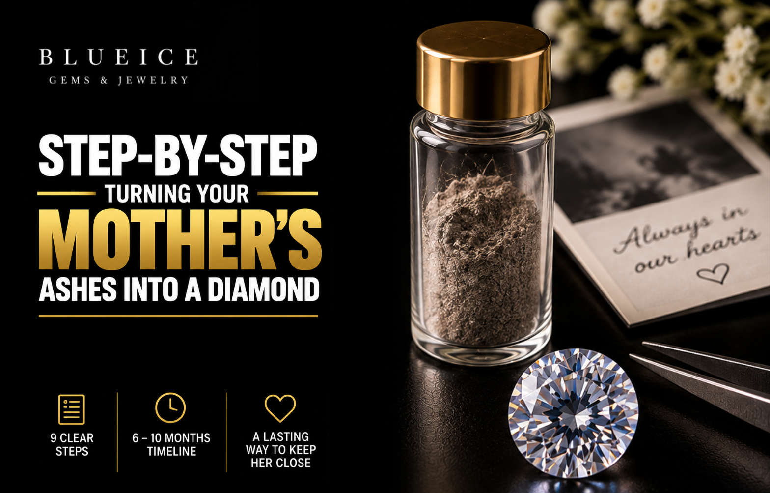 Step-by-Step: Turning Your Mother’s Ashes Into a Diamon