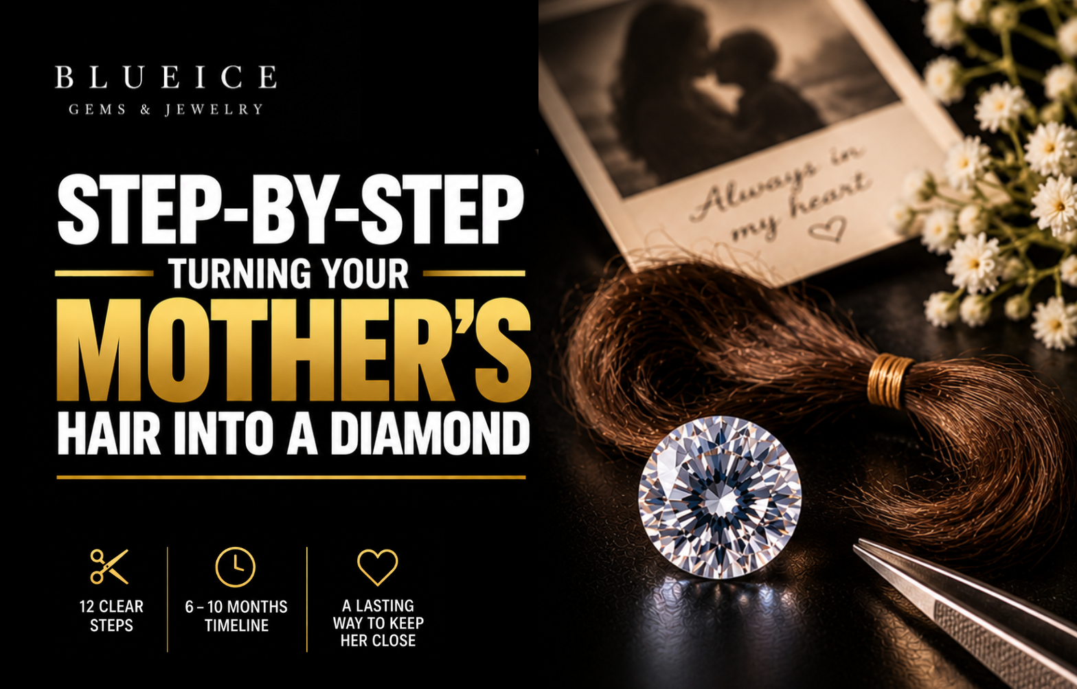 Step-by-Step: Turning Your Mother’s Hair Into a Diamond