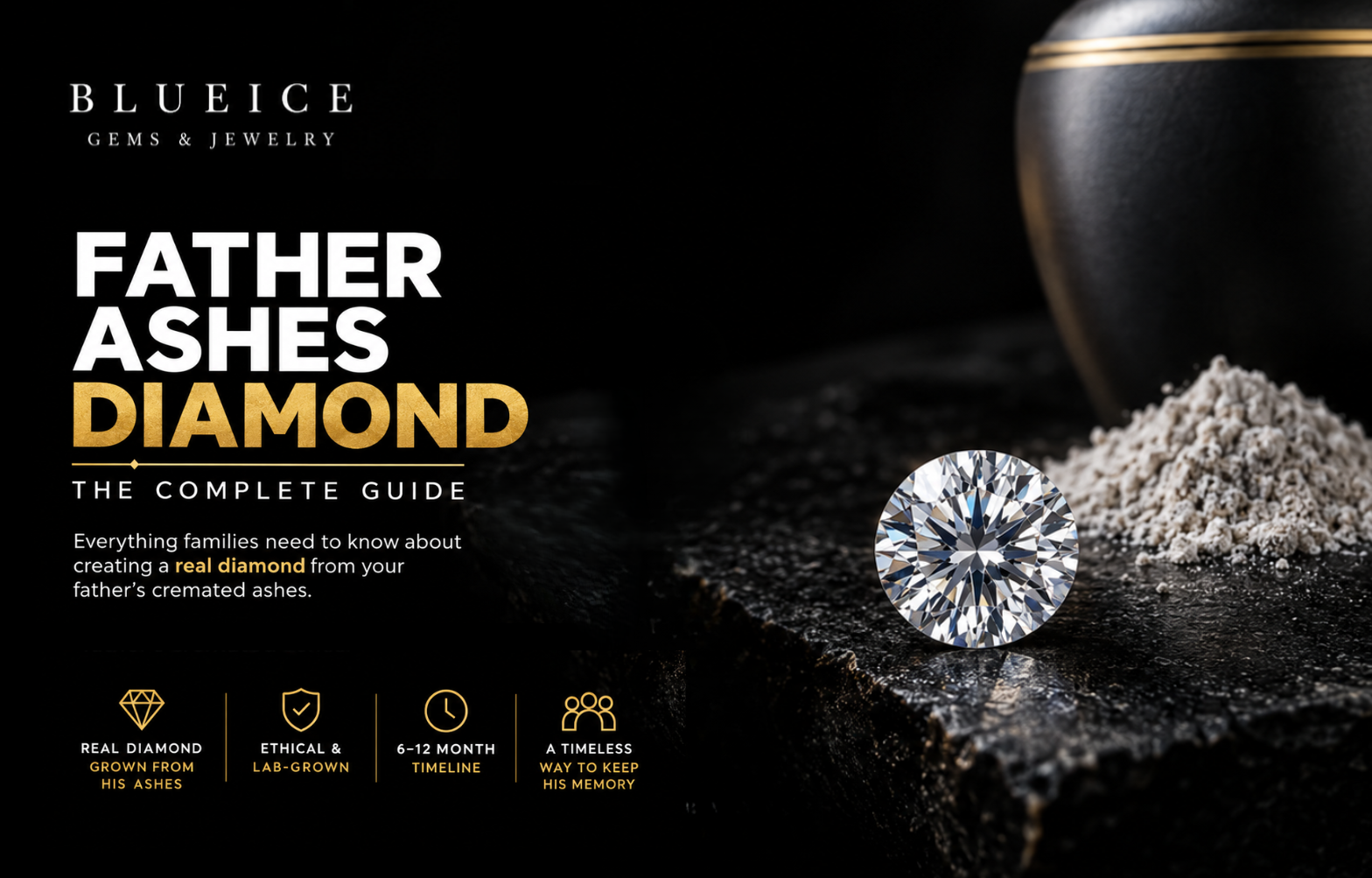 How a Memorial Diamond Is Made From Your Father’s Ashes