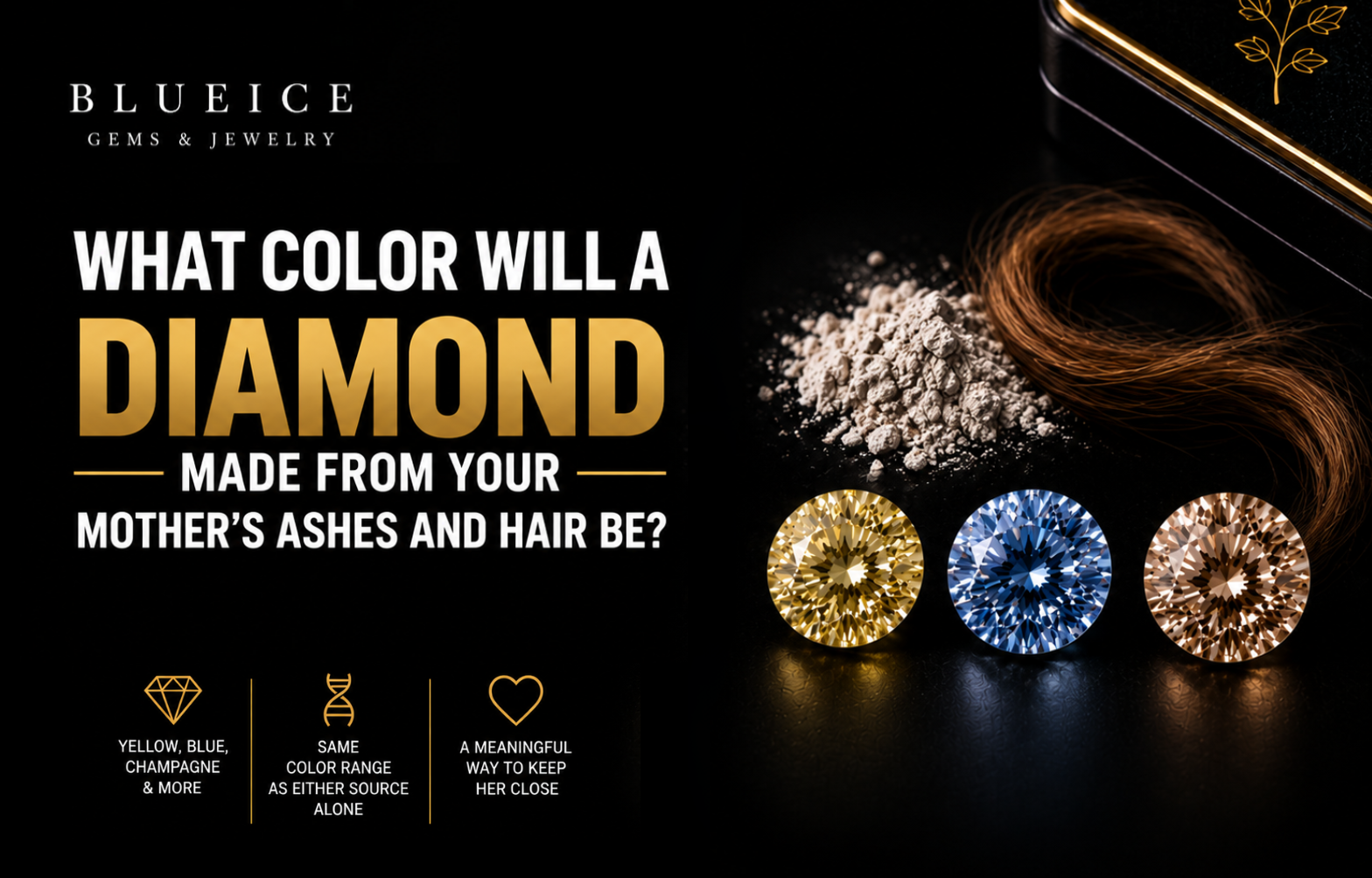 What Color Will a Diamond Made From Your Mother’s Ashes and Hair Be?