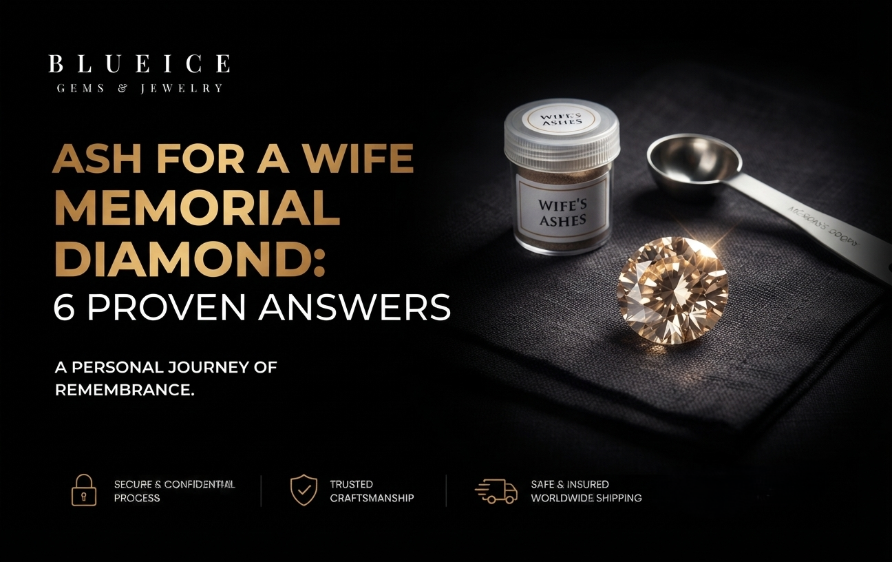 How Much Ash Do You Need for a Wife Memorial Diamond?