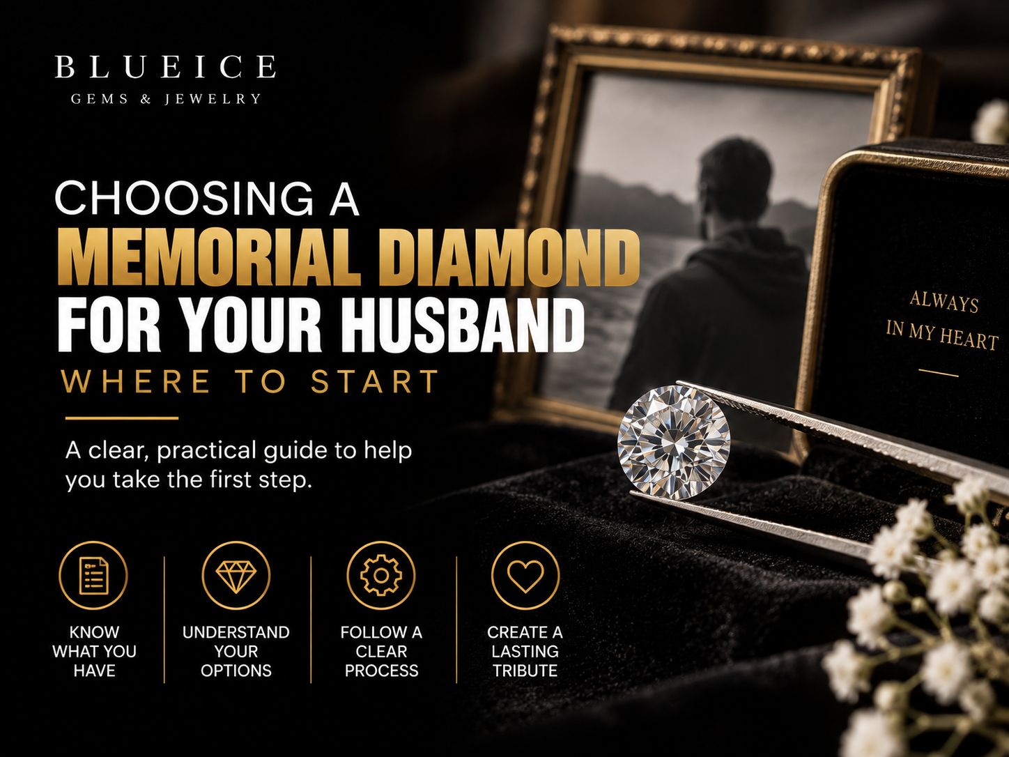Choosing a Memorial Diamond for Your Husband: Where to Start