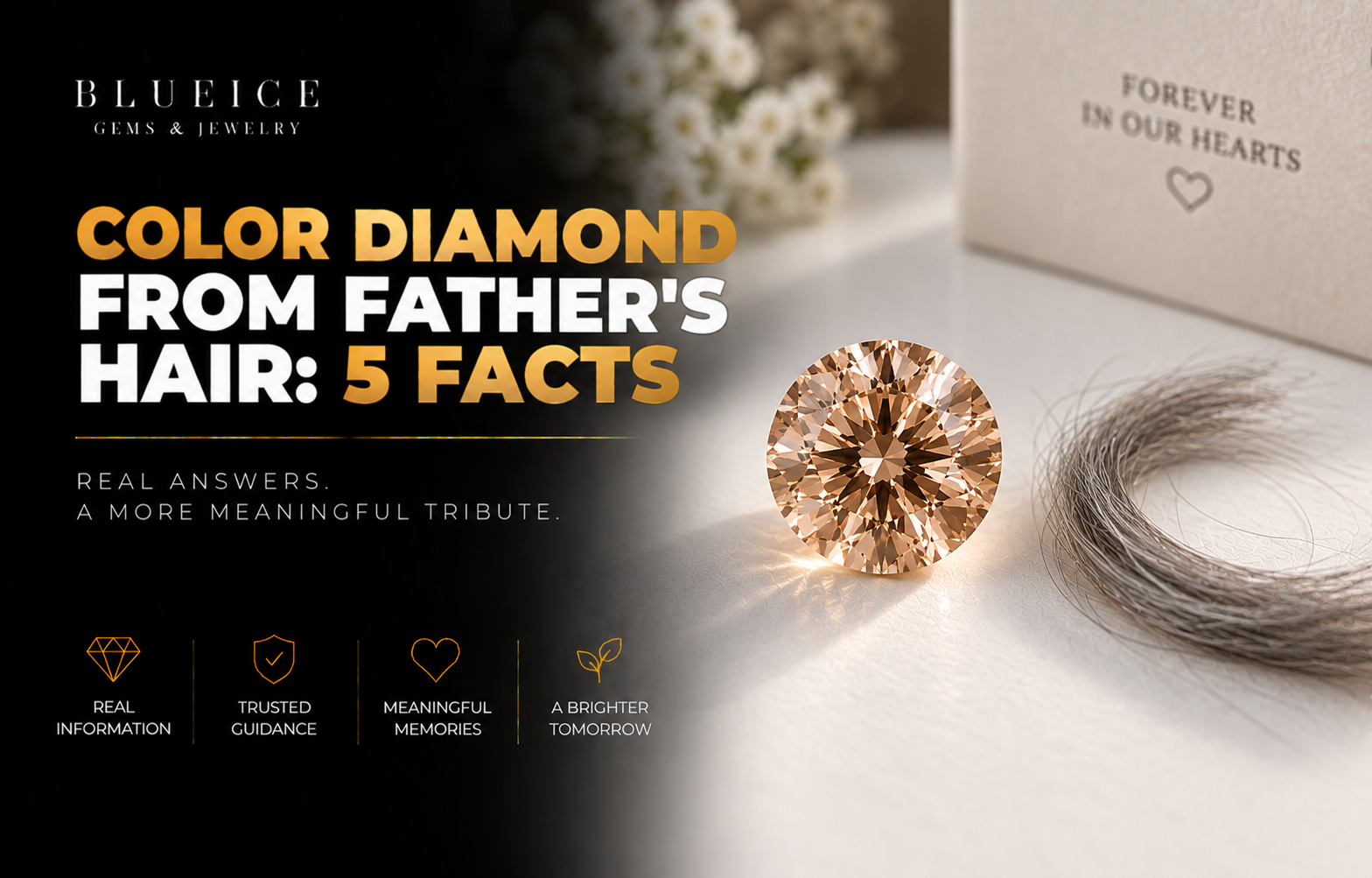 What Color Will a Diamond Made From Your Father’s Hair Be?