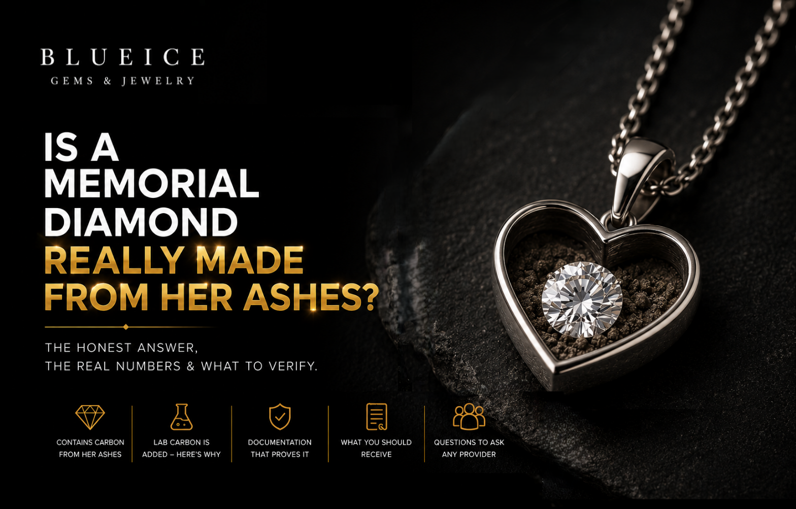 Is a Memorial Diamond Really Made From Your Mother’s Ashes?