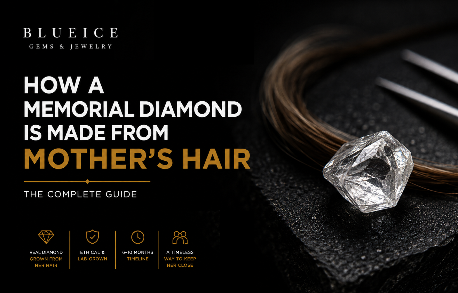 How a Mother Hair Diamond Is Actually Made in the Lab