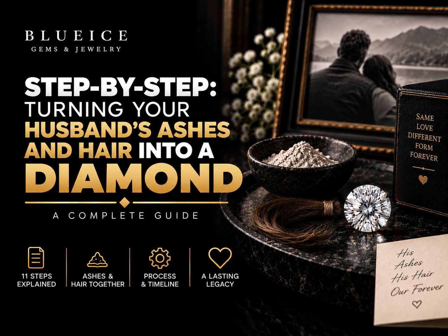 Step by Step: Turning Your Husband’s Ashes and Hair Into a Diamond