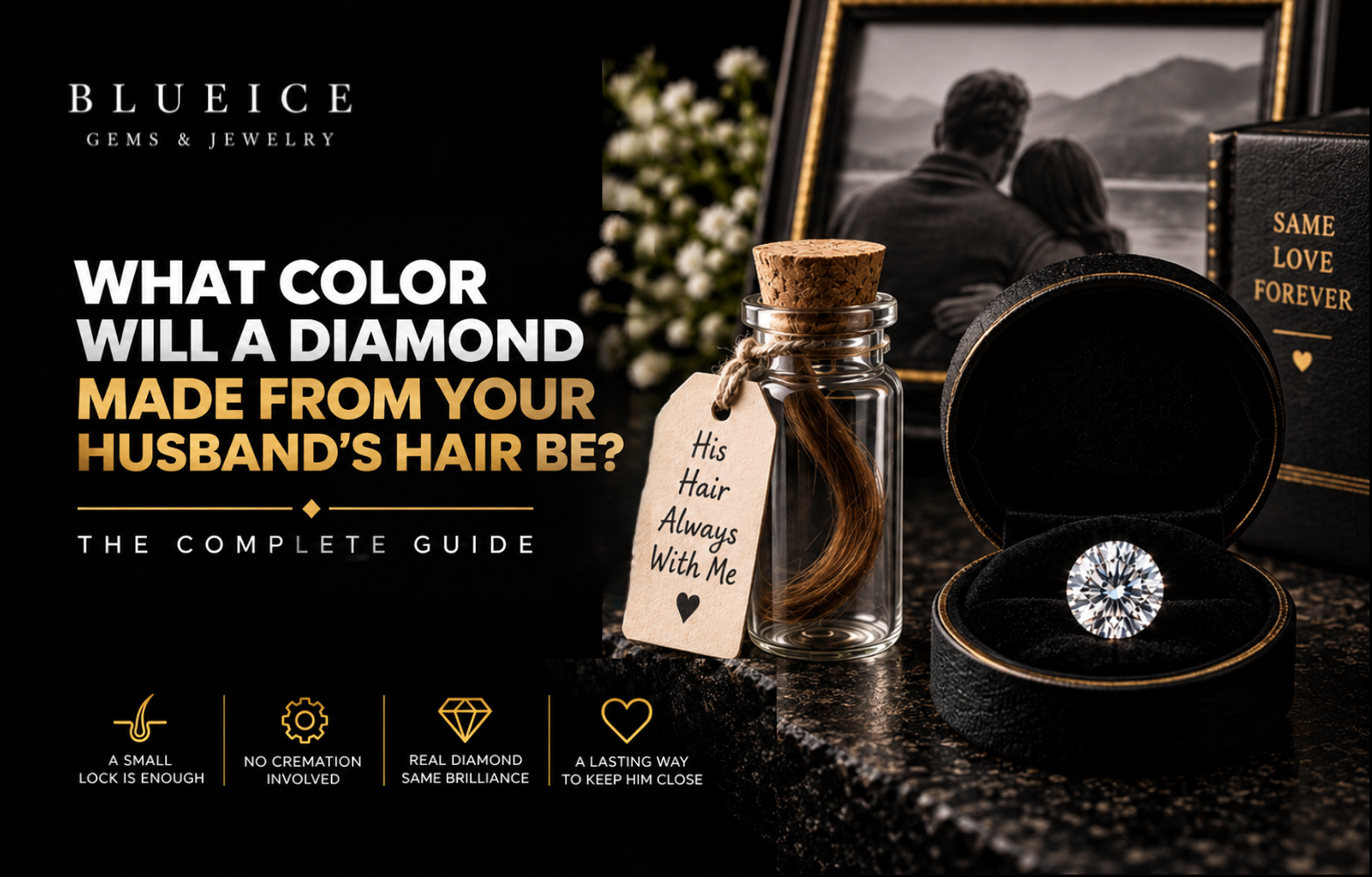 What Color Will a Diamond Made From Your Husband’s Hair Be?
