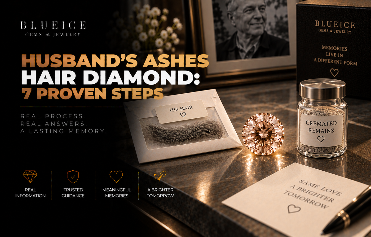 How to Turn Your Husband’s Ashes and Hair Into a Diamond