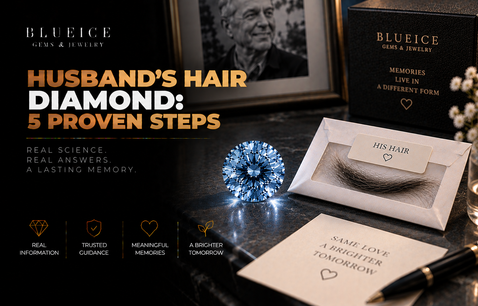 How to Turn Your Husband’s Hair Into a Diamond