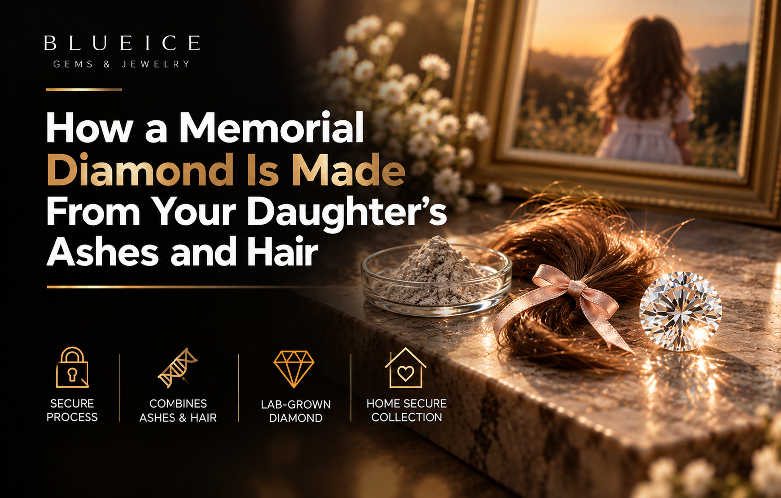 How a Memorial Diamond Is Made From Your Daughter’s Ashes and Hair