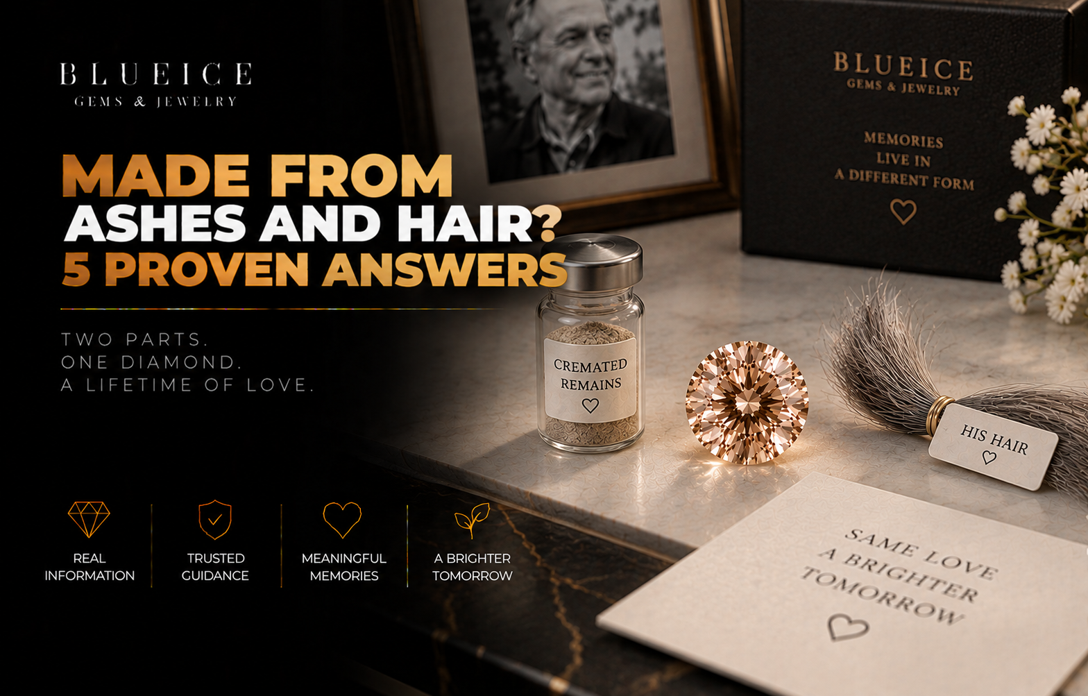 Is a Memorial Diamond Really Made From Your Husband’s Ashes and Hair?