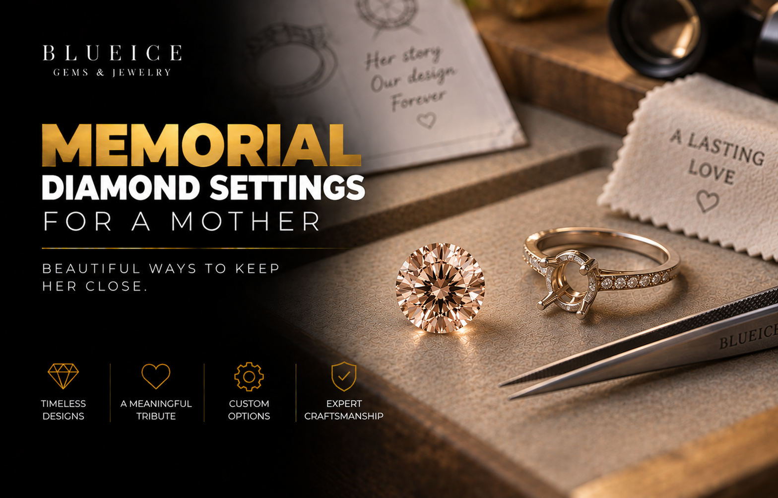 Memorial Diamond Settings and Jewelry Ideas for a Mother