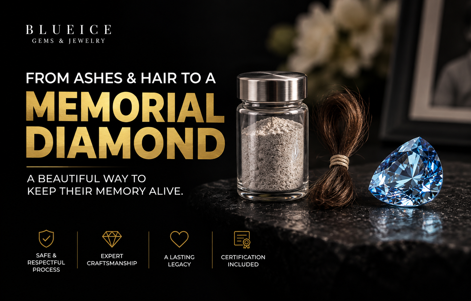 Step-by-Step: Turning Your Mother’s Ashes and Hair Into a Diamond