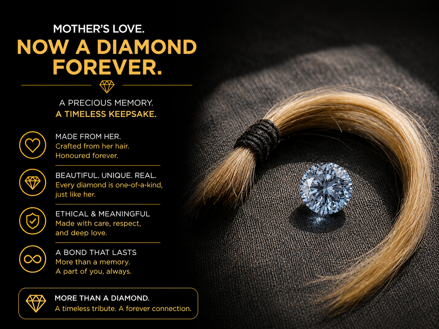 mother hair diamond