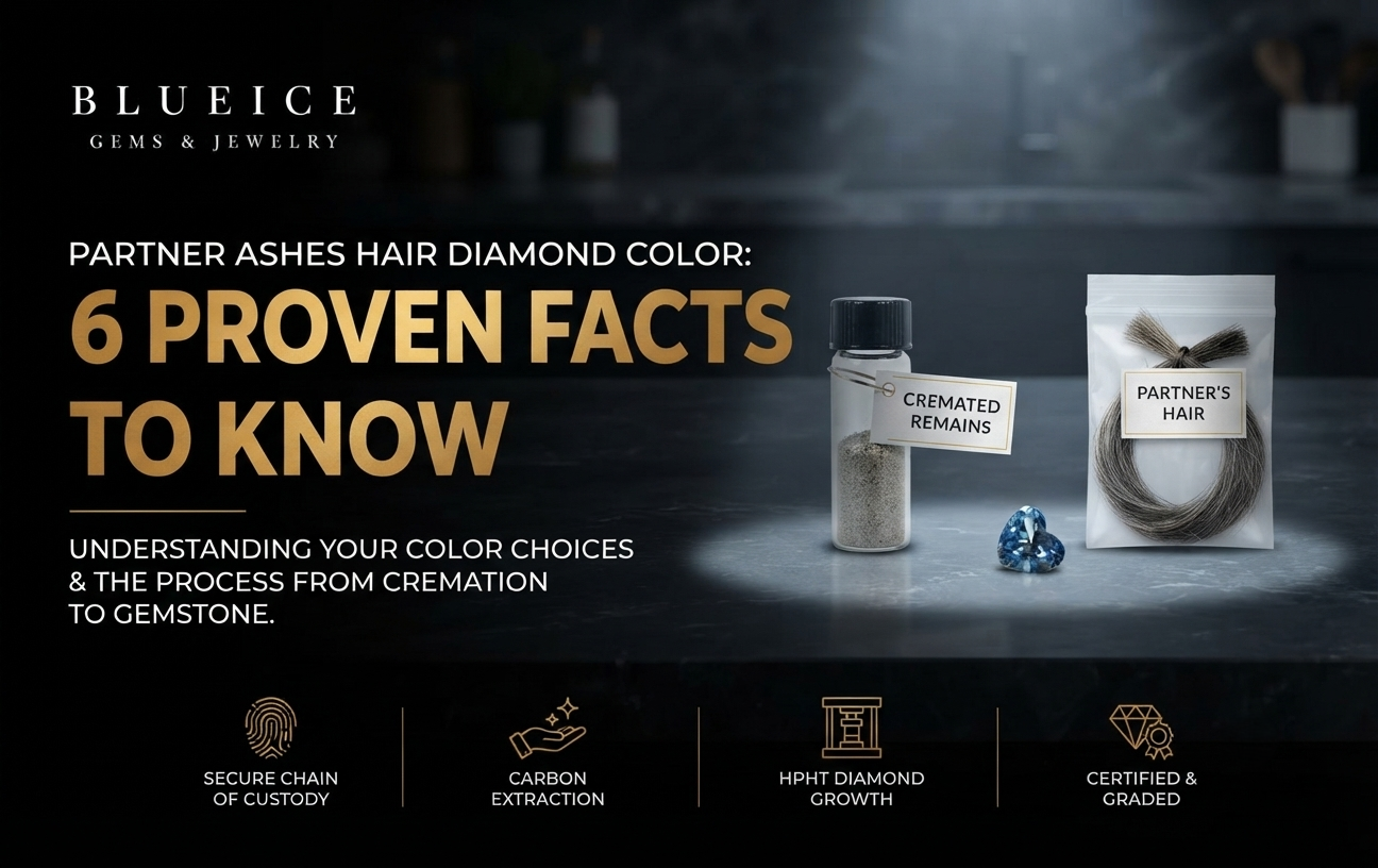 What Color Will a Diamond Made From Your Partner’s Ashes and Hair Be?