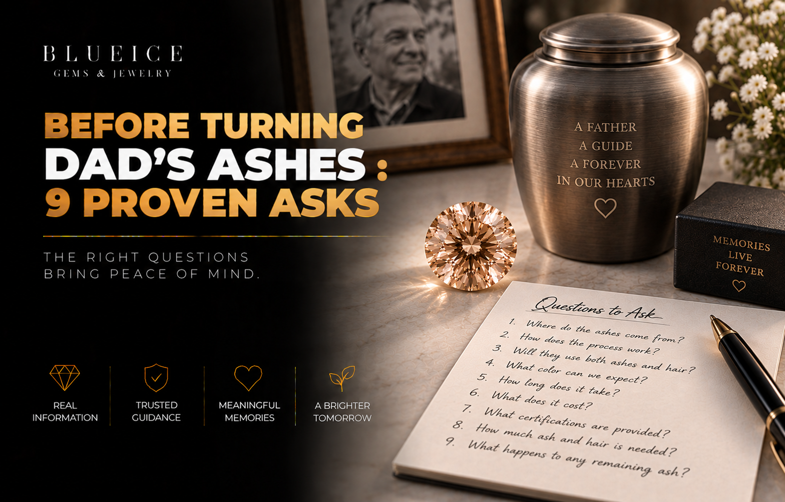 Questions to Ask Before Turning Your Father’s Ashes Into a Diamond