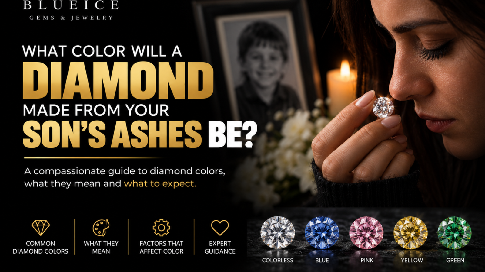 What Color Will a Diamond Made From Your Son's Ashes Be?
