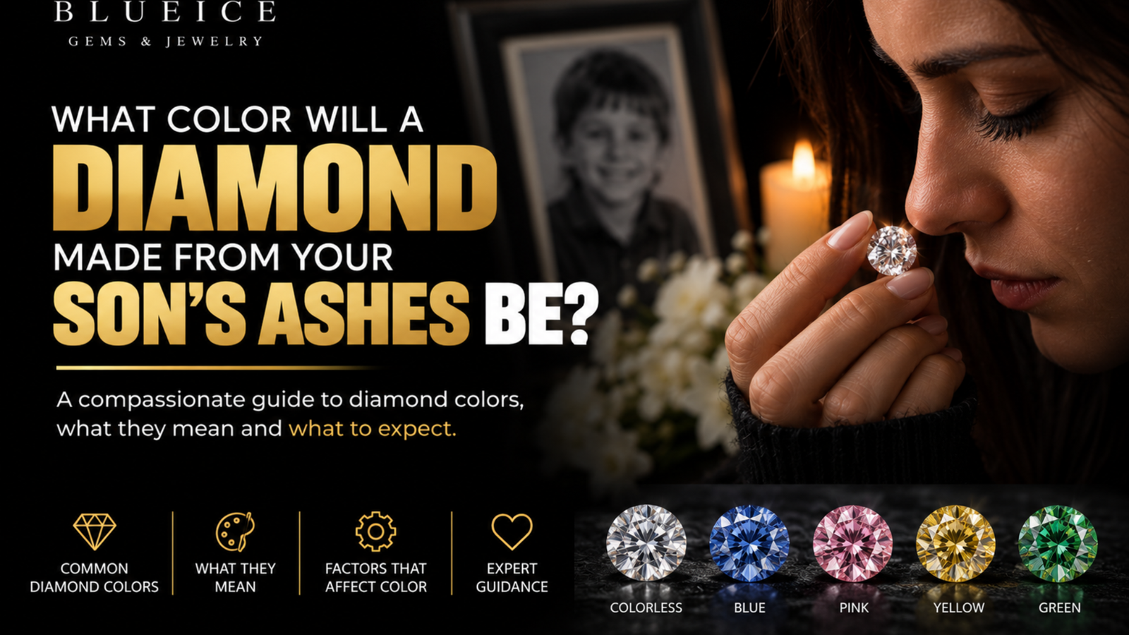 What Color Will a Diamond Made From Your Son's Ashes Be?