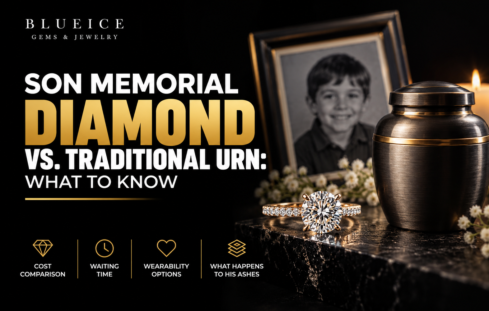 Son Memorial Diamond vs. Traditional Urn: What to Know
