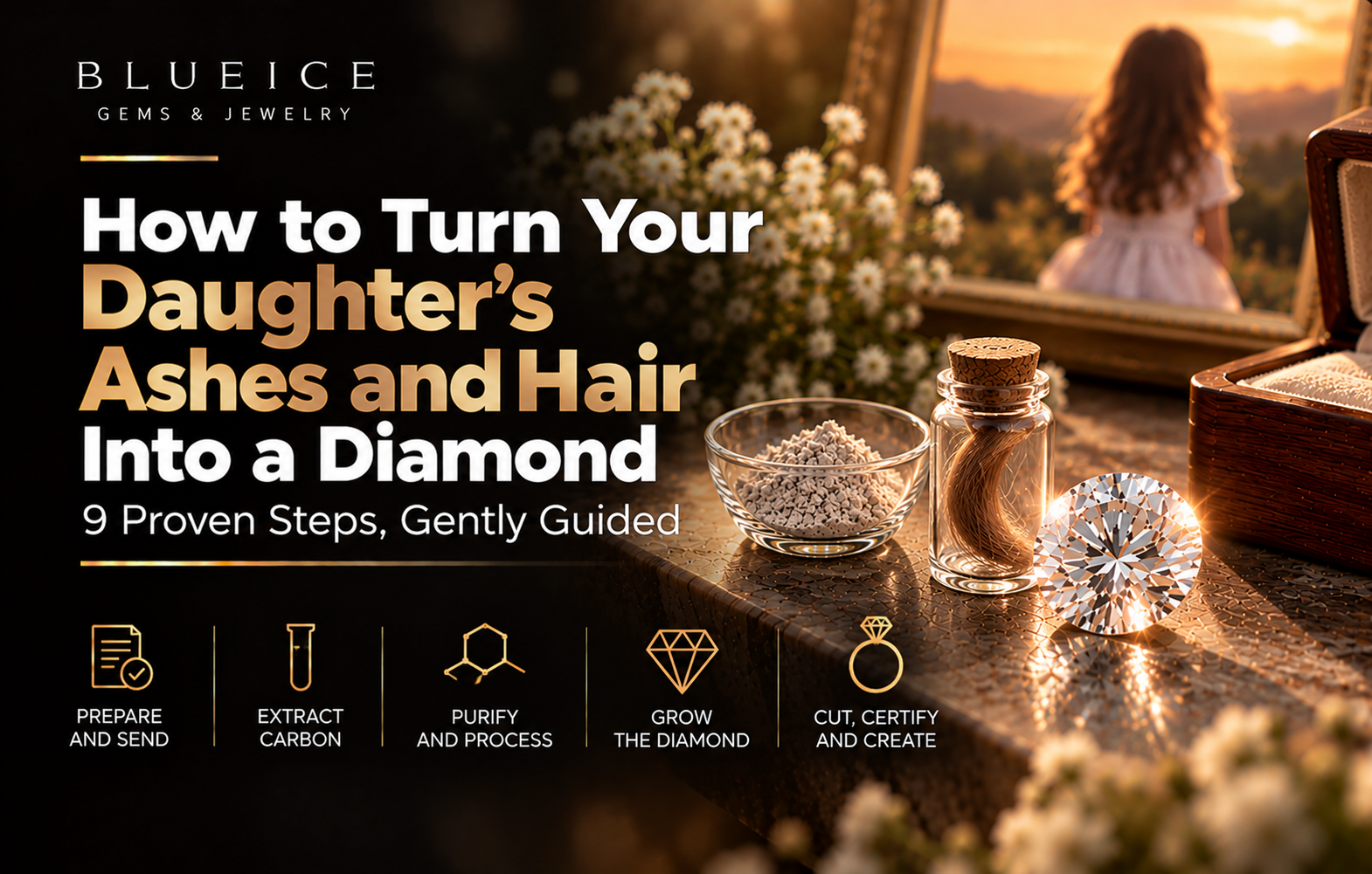 How to Turn Your Daughter’s Ashes and Hair Into a Diamond