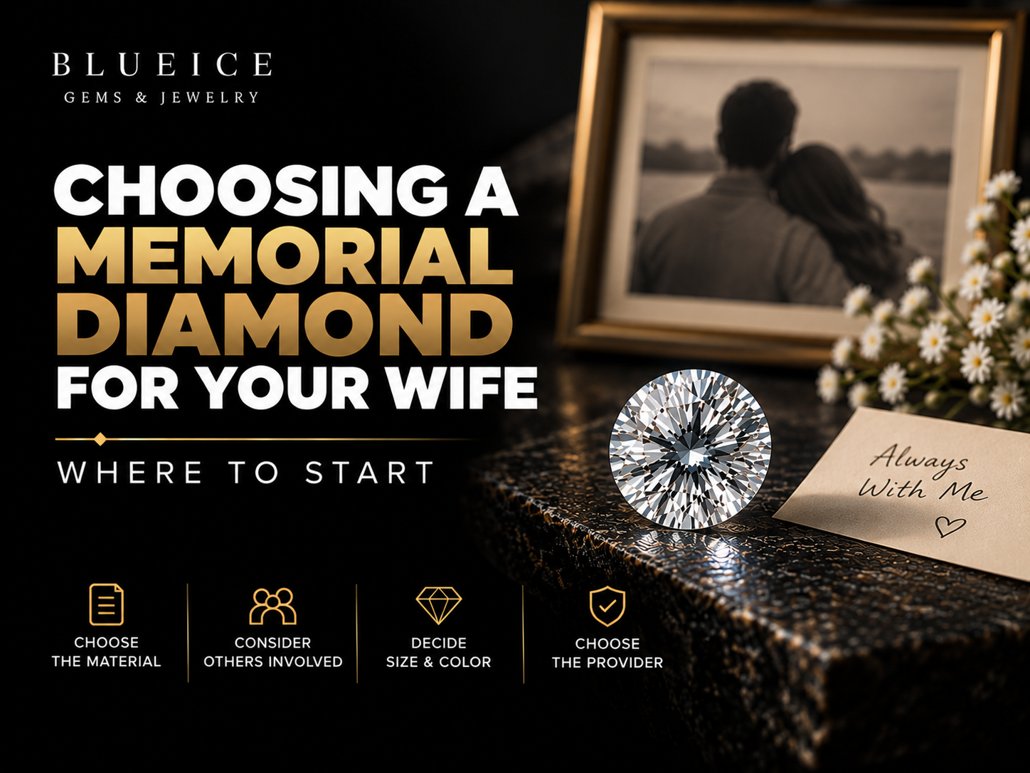 Choosing a Memorial Diamond for Your Wife: Where to Start