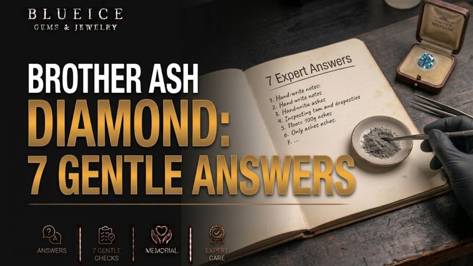 Ash for a Brother Memorial Diamond 7 Expert Gentle Answers