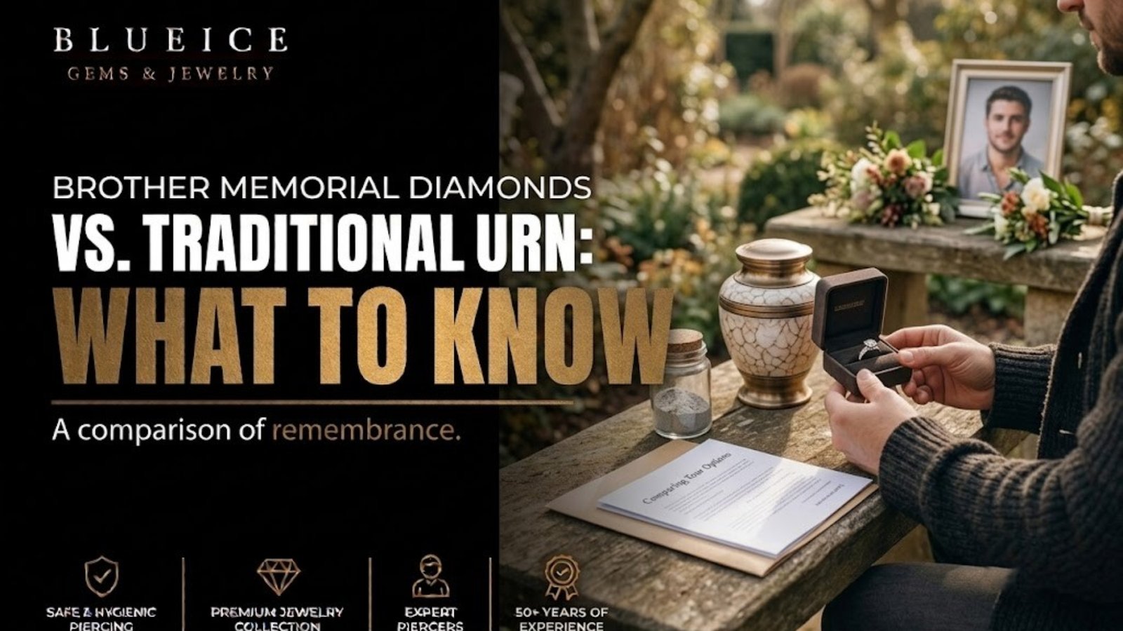 Brother Memorial Diamond vs. Traditional Urn What to Know