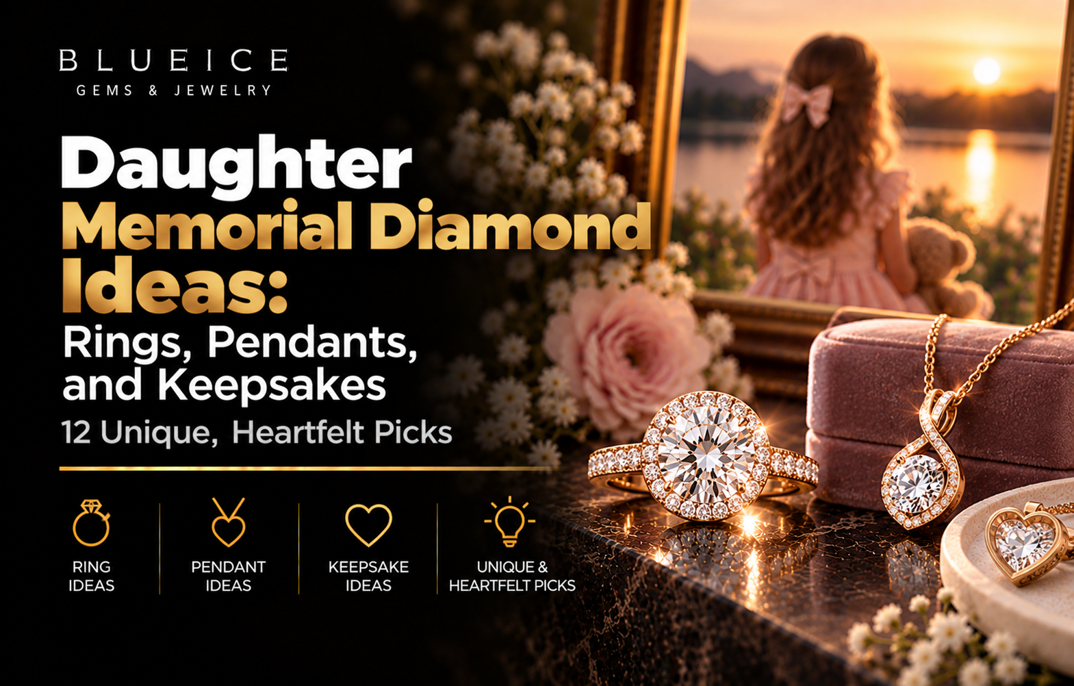 Daughter Memorial Diamond Ideas: Rings, Pendants, and Keepsakes