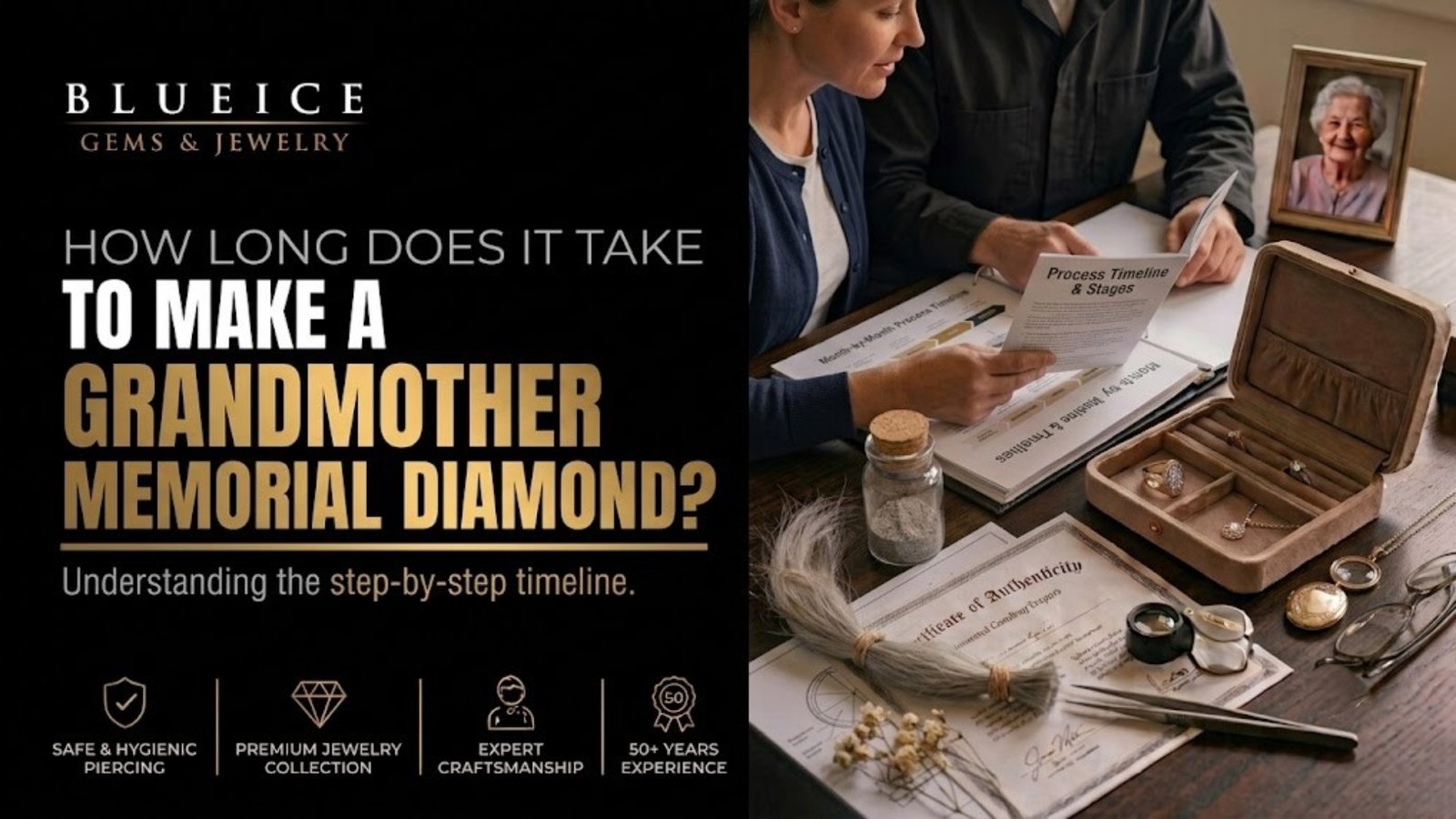 How Long Does It Take to Make a Grandmother Memorial Diamond
