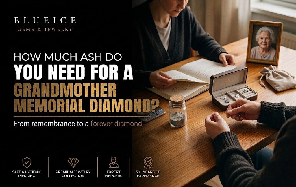How Much Ash Do You Need for a Grandmother Memorial Diamond?
