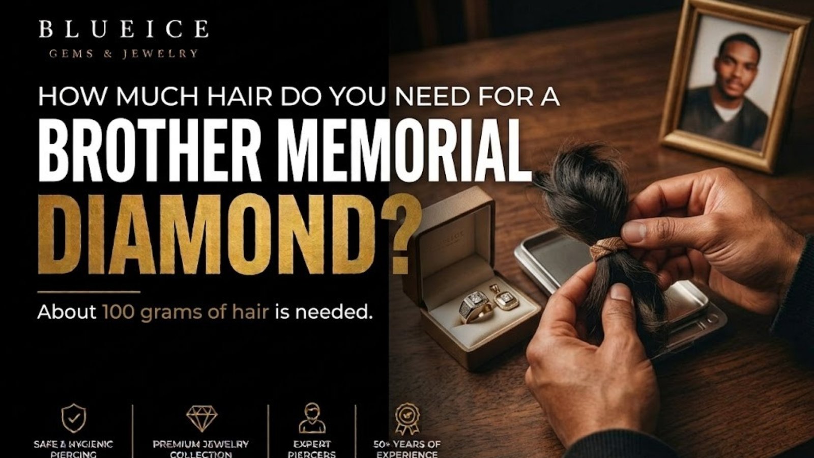 How Much Hair Do You Need for a Brother Memorial Diamond