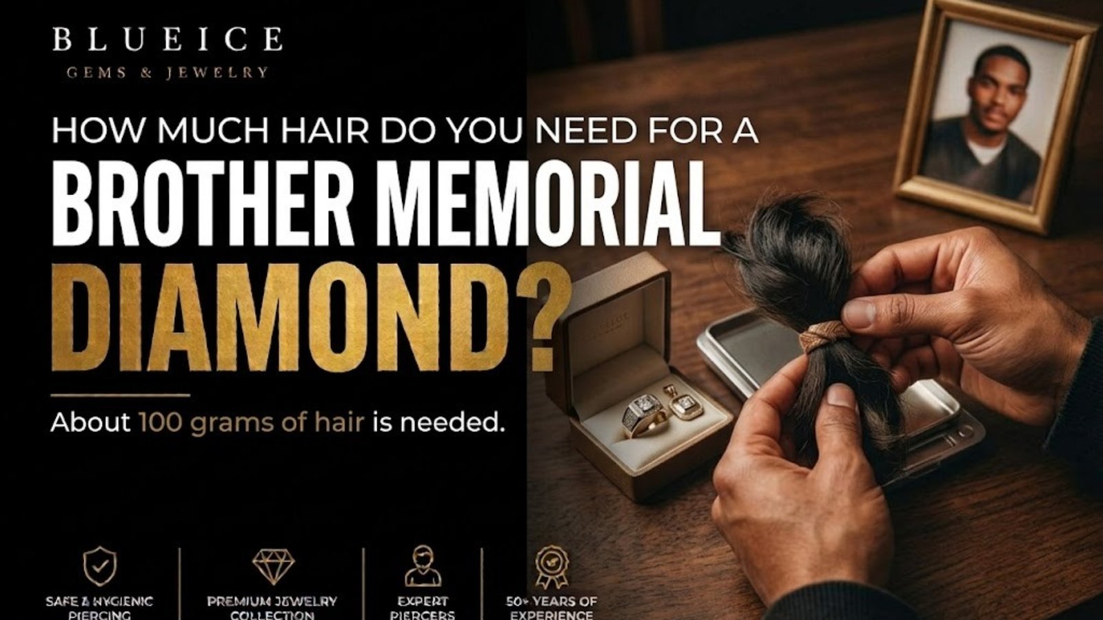 How Much Hair Do You Need for a Brother Memorial Diamond