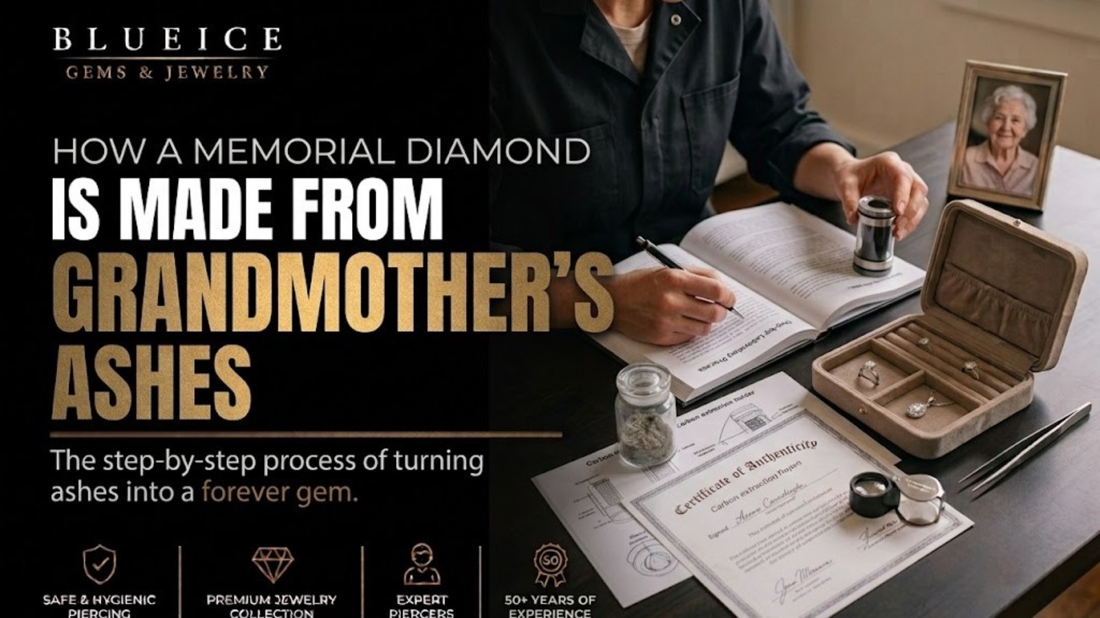 How a Memorial Diamond Is Made From Your Grandmothe
