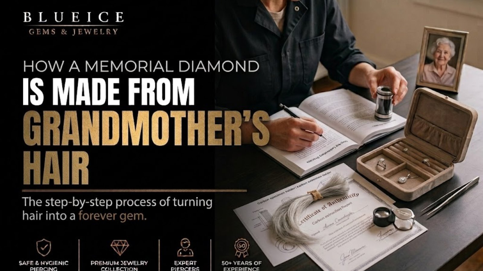 How a Memorial Diamond Is Made From Your Grandmother