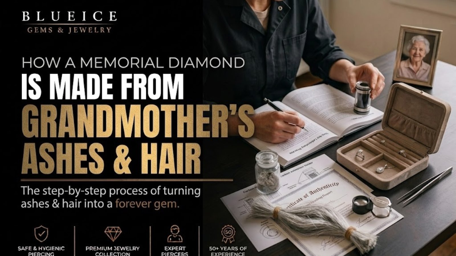 How a Memorial Diamond Is Made From Your Grandmother
