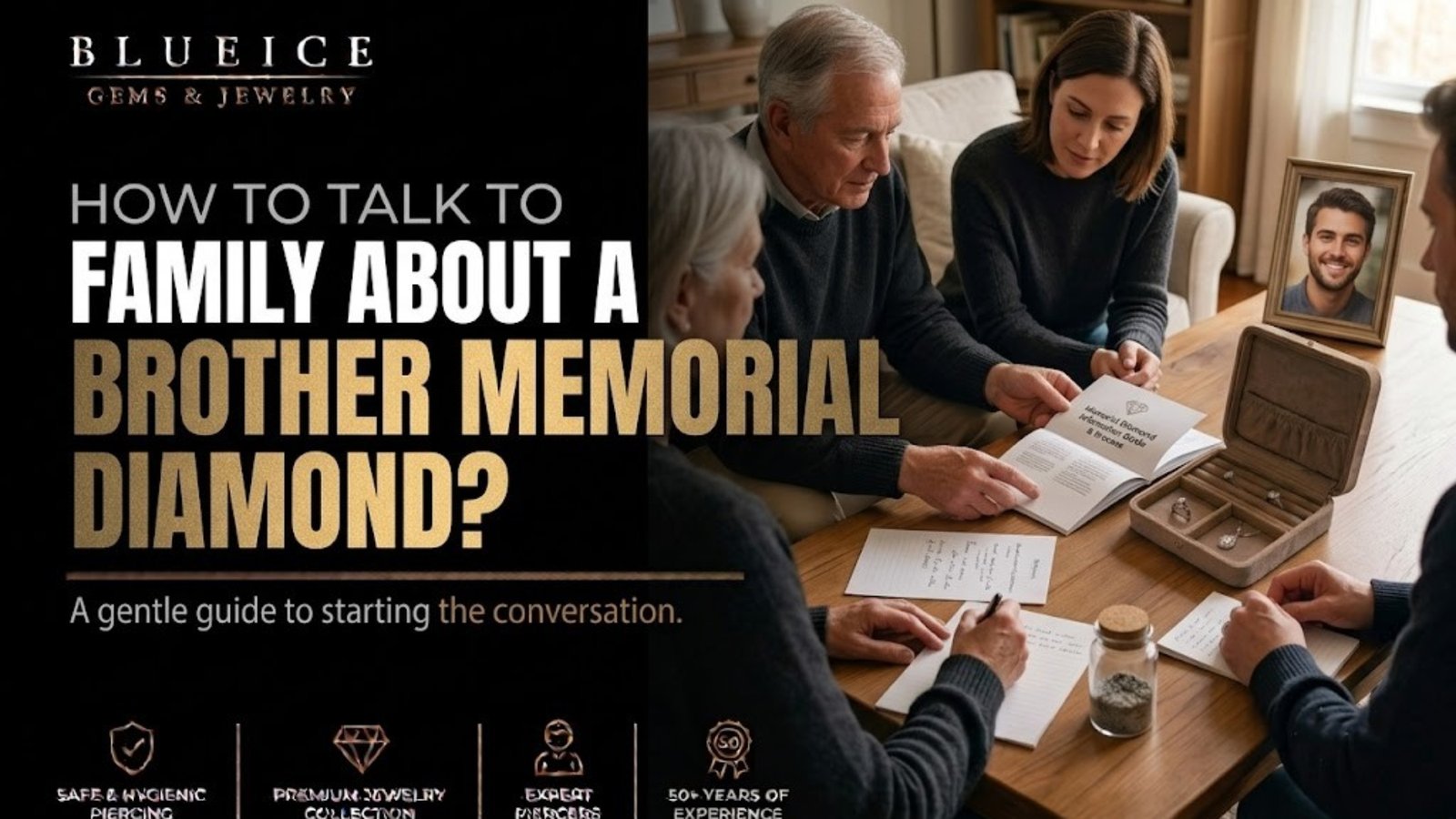 How to Talk to Family About a Brother Memorial Diamond