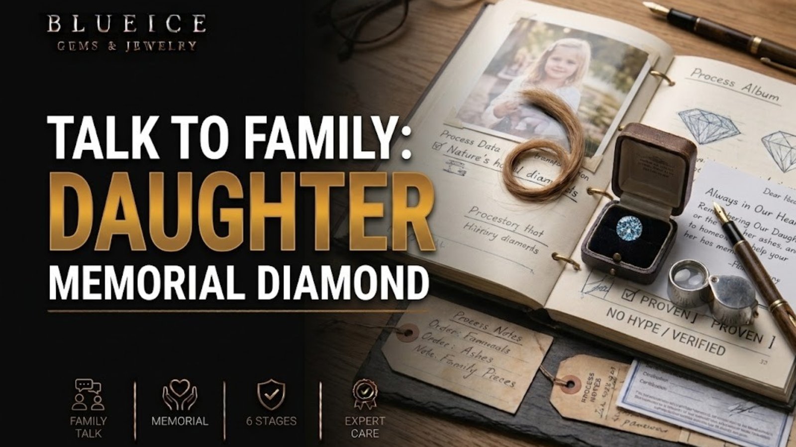 How to Talk to Family About a Daughter Memorial Diamond