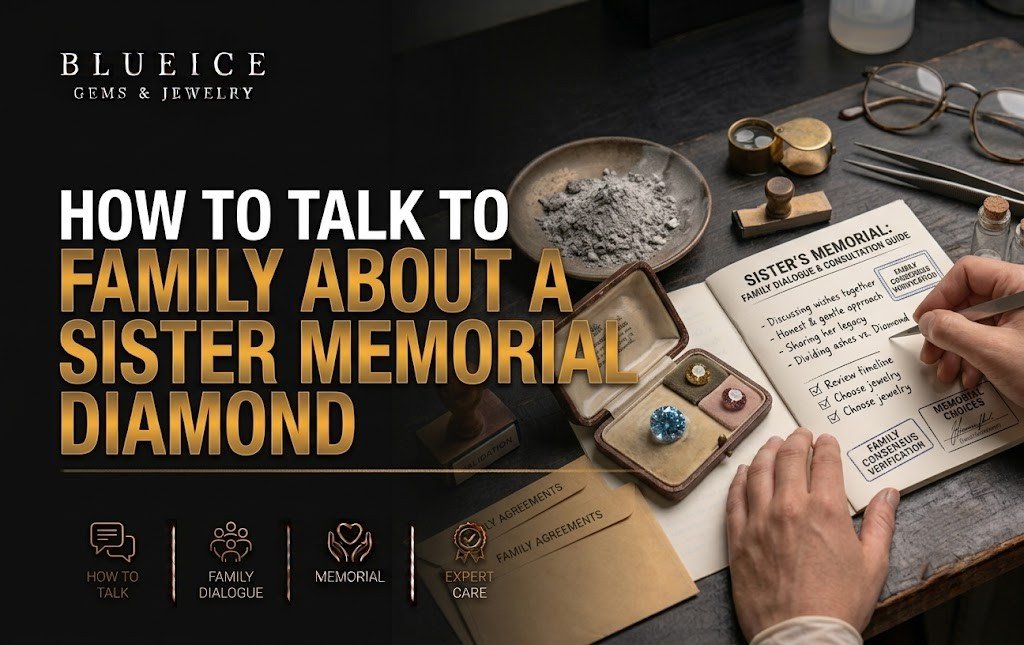 How to Talk to Family About a Sister Memorial Diamond