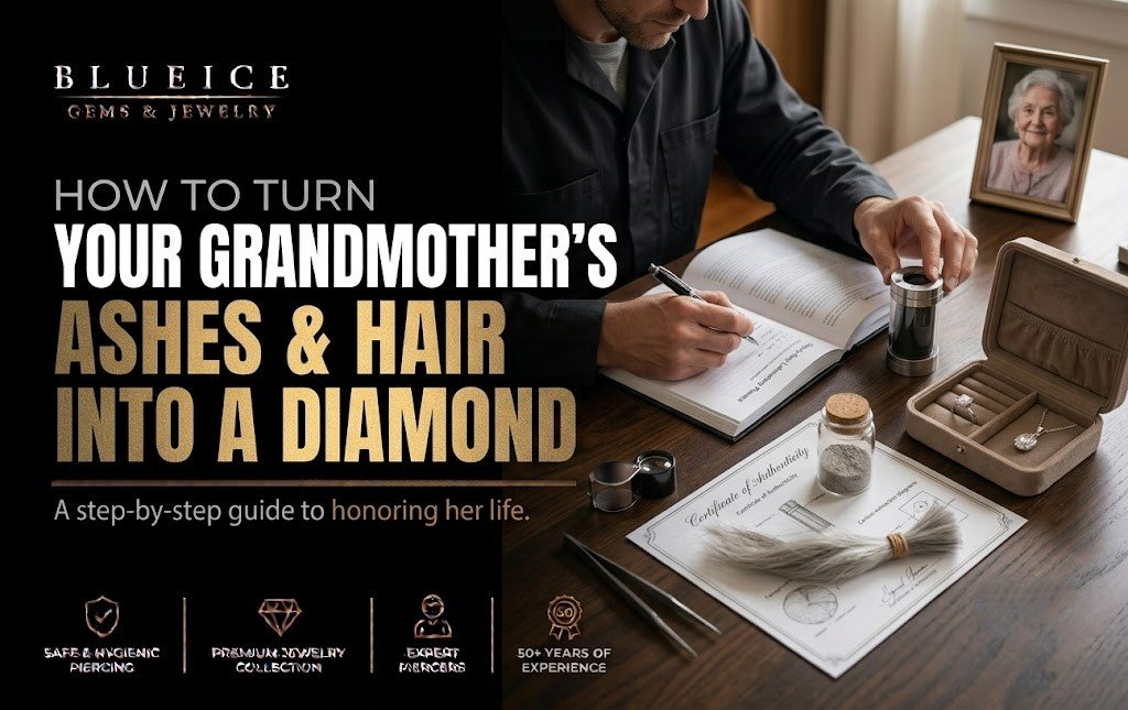 How to Turn Your Grandmother’s Ashes and Hair Into a Diamond