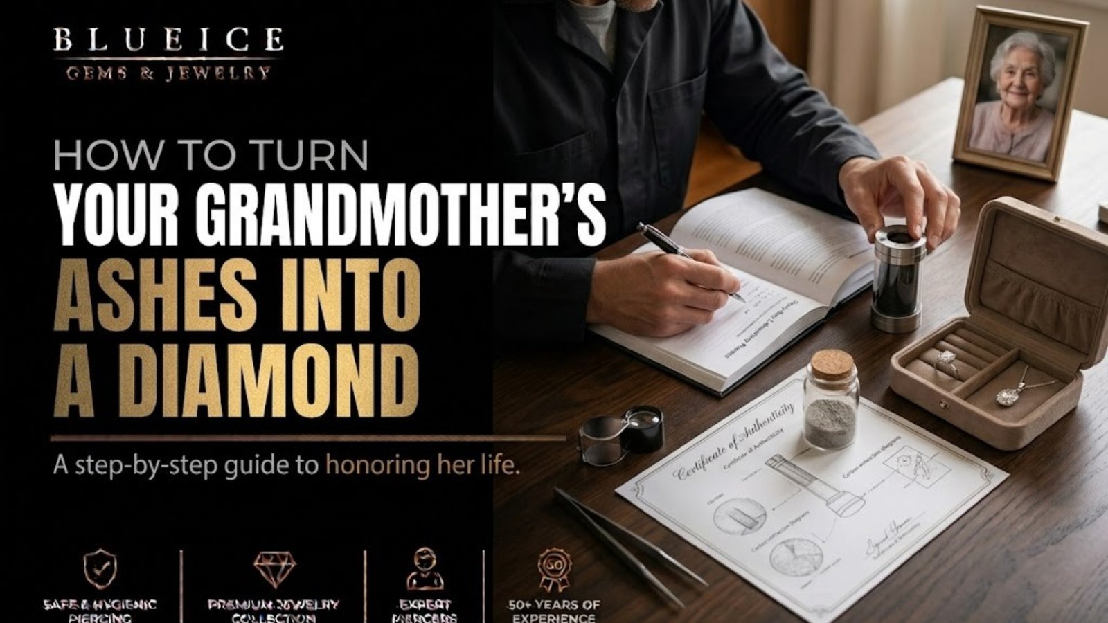 How to Turn Your Grandmothers Ashes Into a Diamond